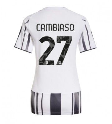 Juventus Andrea Cambiaso #27 Hjemmebanetrøje Dame 2025-26 Kort ærmer